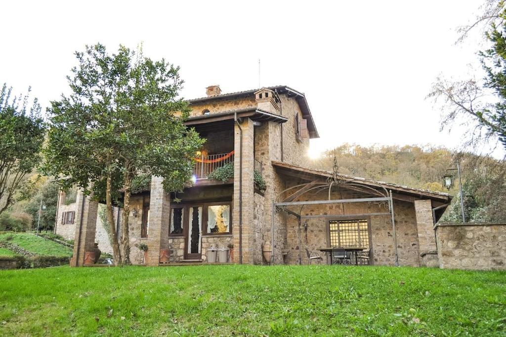 La Torre - Tuscia-Con Piscina - Viterbo-Bagnoregio Villa Celleno Exterior photo