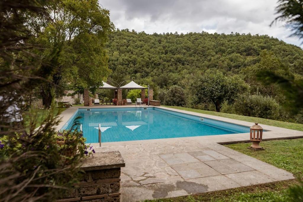 La Torre - Tuscia-Con Piscina - Viterbo-Bagnoregio Villa Celleno Exterior photo